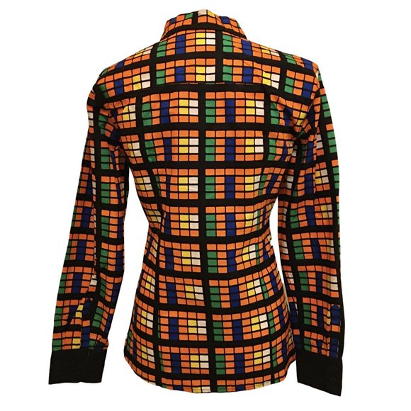 Tobams Colors Toju African Inspired Top - 10 - NWT - Picture 4 of 6